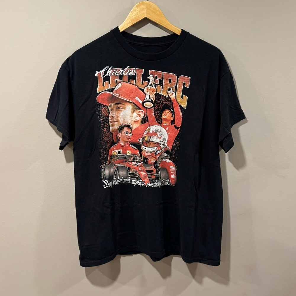 Charles Leclerc Formula 1 F1 Vintage Style T-Shirt